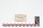 Etikett zu Bronzelappenbeil (NHMW-PRAE-002323)